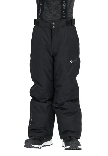 Zigzag Winter-Skihose ProvoW-PRO 10.000 (wasserdicht, atmungsaktiv, Schneefang) schwarz Kinder
